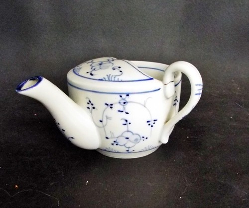 Antique german porcelain blue - antique,